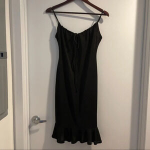 Dress black Petite robe noir M adjustable straps Diabless